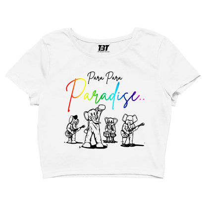 coldplay para para paradise crop top music band buy online united states of america usa the banyan tee tbt men women girls boys unisex white