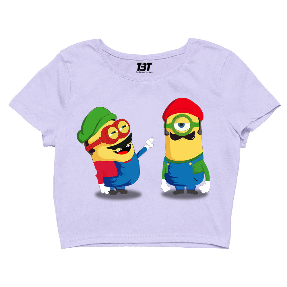 Minions Crop Top by The Banyan Tee TBT girl amazon white branded women meesho full for couple bewakoof adults men's yellow women's online united states of america usa