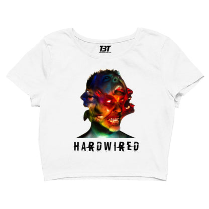 Metallica Crop Top Merchandise Clothing Apparel - Hardwired Crop Top The Banyan Tee TBT
