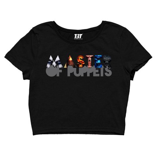 Metallica Crop Top Merchandise Clothing Apparel - Master Of Puppets Crop Top The Banyan Tee TBT