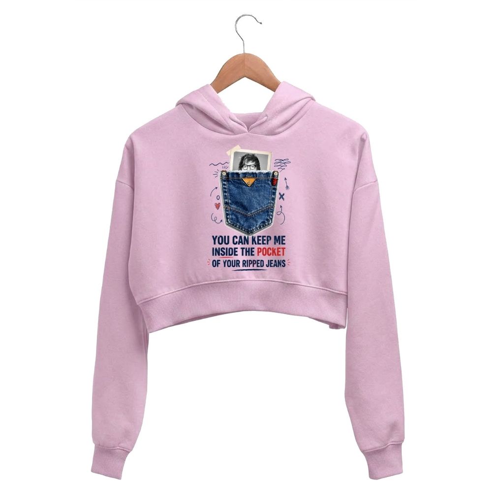ed sheeran you can keep me crop hoodie hooded sweatshirt upper winterwear music band buy online united states usa the banyan tee tbt men women girls boys unisex baby pink 
