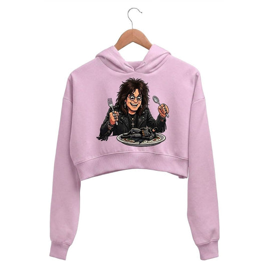 black sabbath bat meal crop hoodie hooded sweatshirt upper winterwear music band buy online united states usa the banyan tee tbt men women girls boys unisex baby pink 