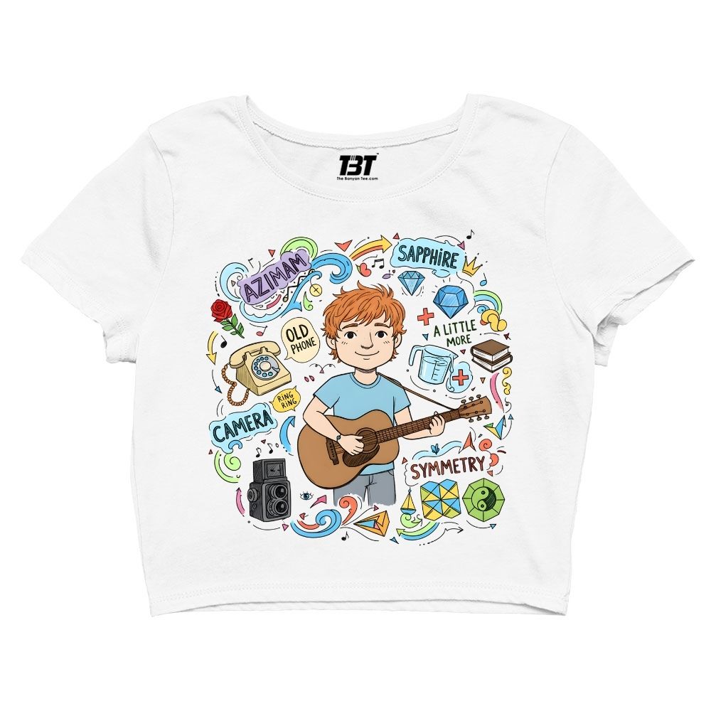 ed sheeran gingerverse crop top music band buy online united states usa the banyan tee tbt men women girls boys unisex s 