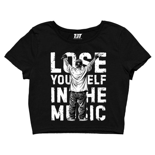 eminem lose yourself in the music crop top music band buy online united states usa the banyan tee tbt men women girls boys unisex s 