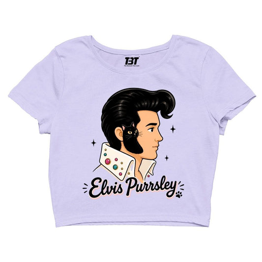 elvis presley purrsley crop top music band buy online united states usa the banyan tee tbt men women girls boys unisex s 
