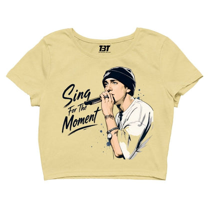 eminem sing for the moment crop top music band buy online united states usa the banyan tee tbt men women girls boys unisex s 