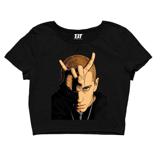 eminem bull horn crop top music band buy online united states usa the banyan tee tbt men women girls boys unisex s 