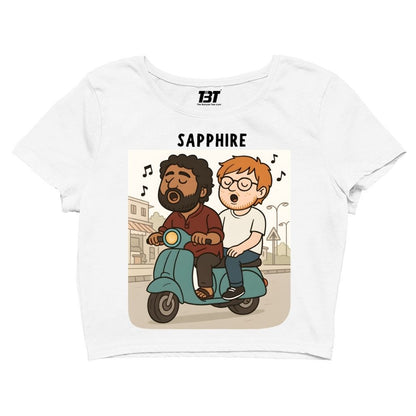 ed sheeran sapphire crop top music band buy online united states usa the banyan tee tbt men women girls boys unisex s 
