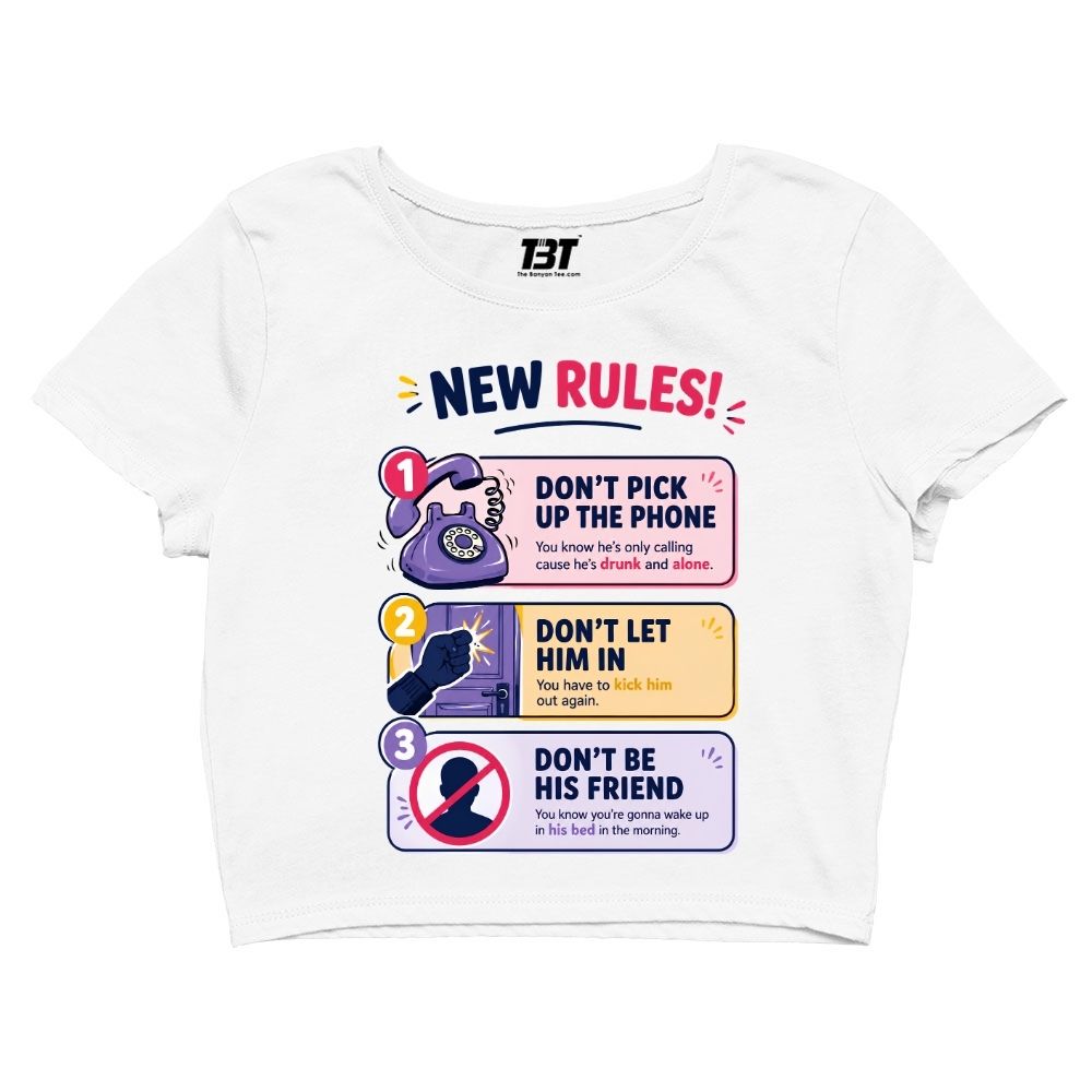 dua lipa new rules crop top music band buy online india the banyan tee tbt men women girls boys unisex s 