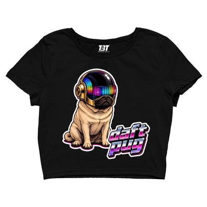 daft punk daft pug crop top music band buy online united states usa the banyan tee tbt men women girls boys unisex s 