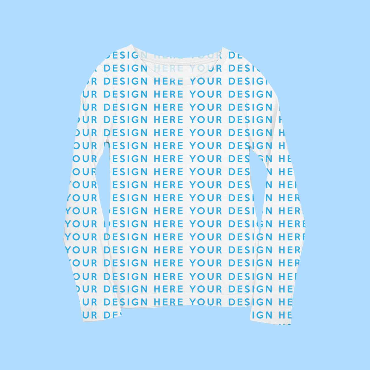 Custom All Over Printed Full Sleeves T-shirt The Banyan Tee