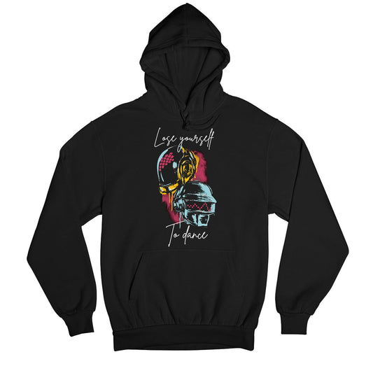 daft punk lose yourself to dance hoodie hooded sweatshirt winterwear music band buy online united states usa the banyan tee tbt men women girls boys unisex black
