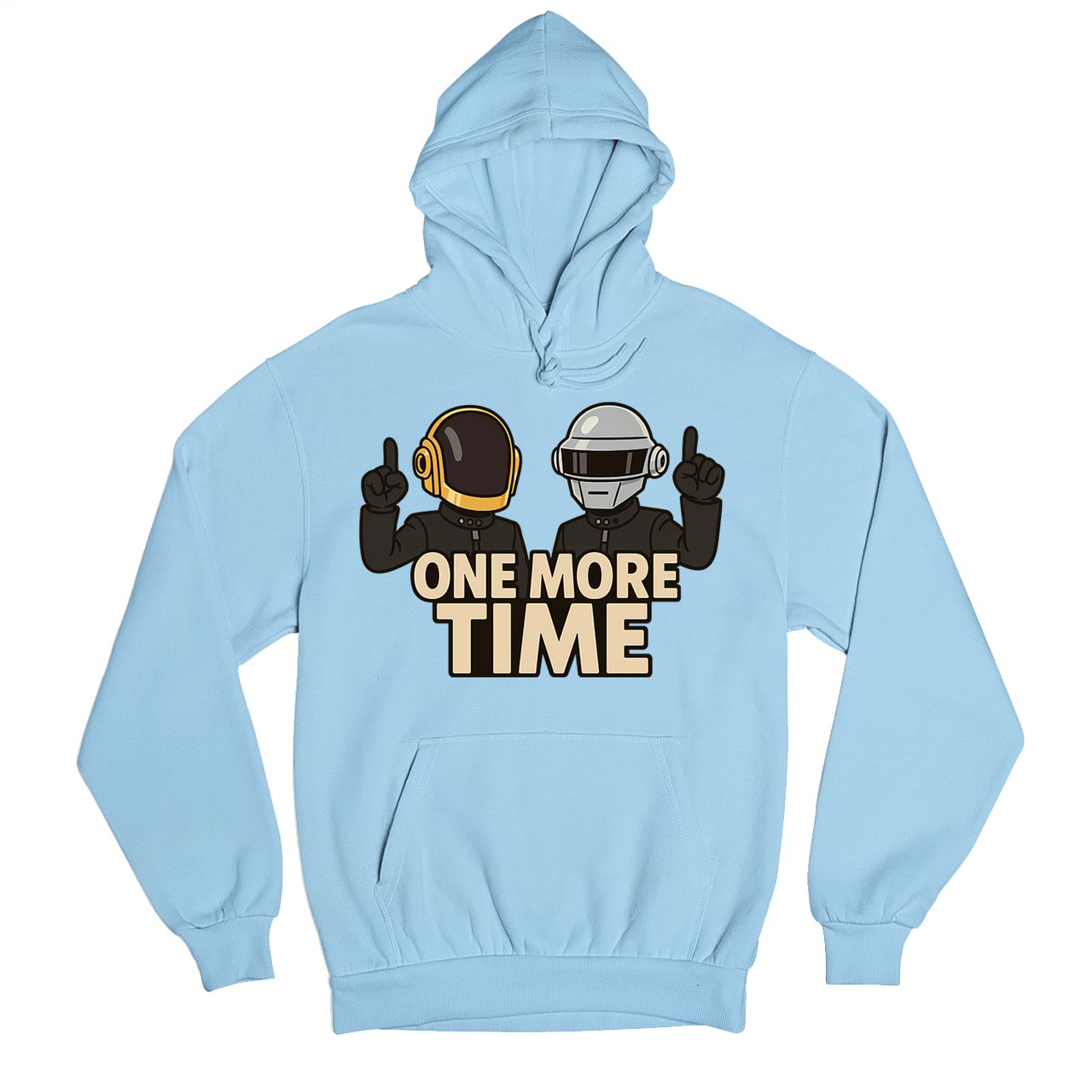 daft punk one more time hoodie hooded sweatshirt winterwear music band buy online united states usa the banyan tee tbt men women girls boys unisex baby blue