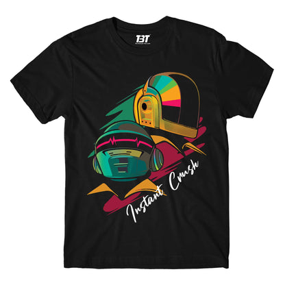 daft punk instant crush t-shirt music band buy online usa united states the banyan tee tbt men women girls boys unisex black