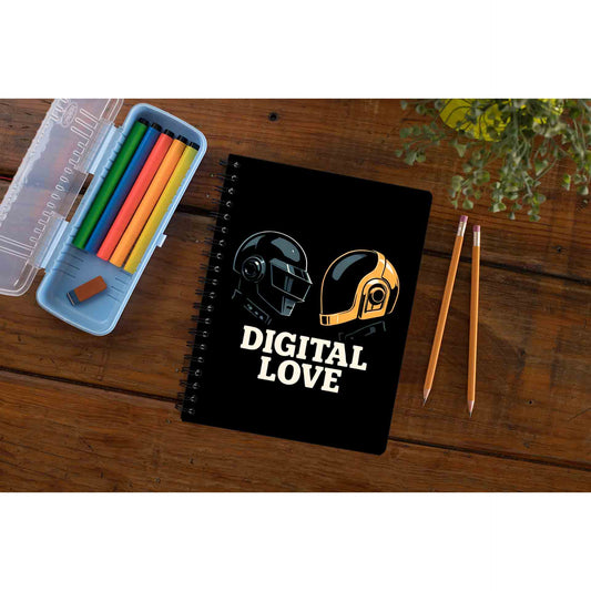 daft punk digital love notebook notepad diary buy online united states of america usa the banyan tee tbt unruled