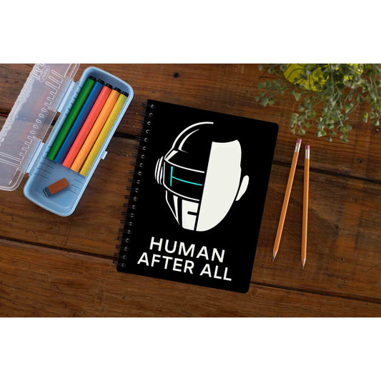 daft punk human after all notebook notepad diary buy online united states of america usa the banyan tee tbt unruled