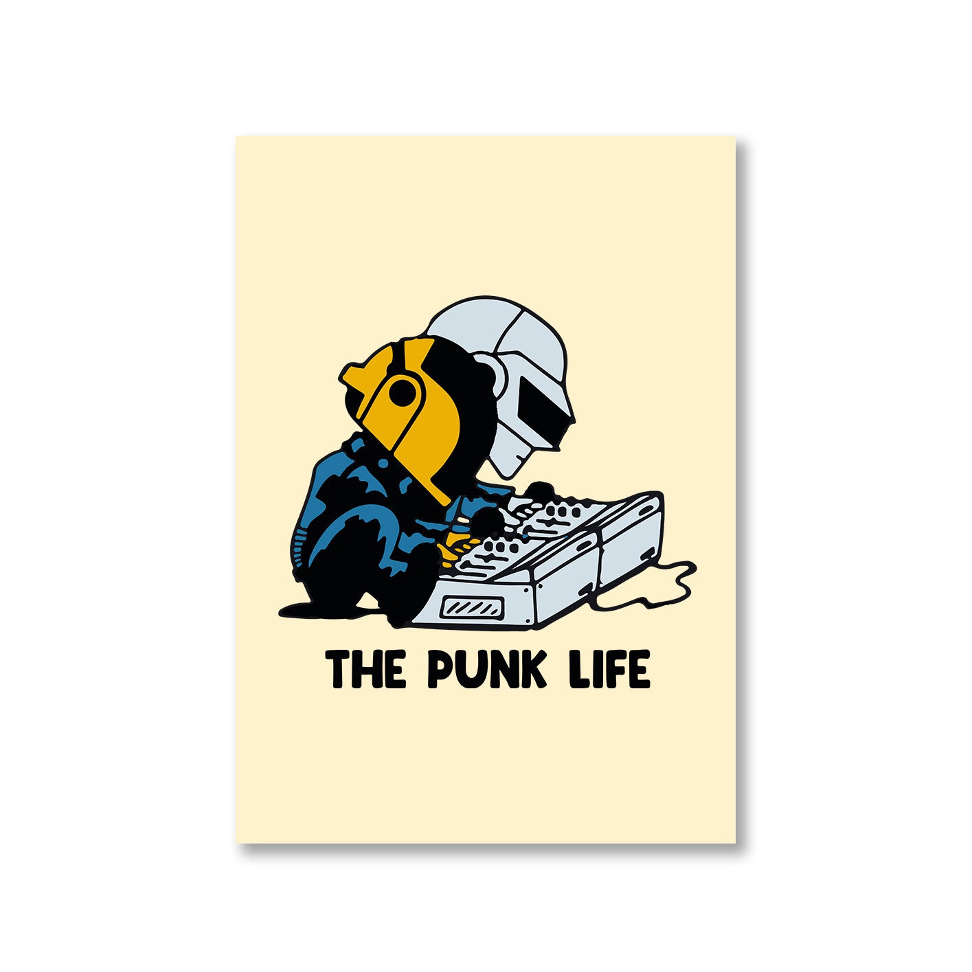 daft punk the punk life poster wall art buy online united states of america usa the banyan tee tbt a4