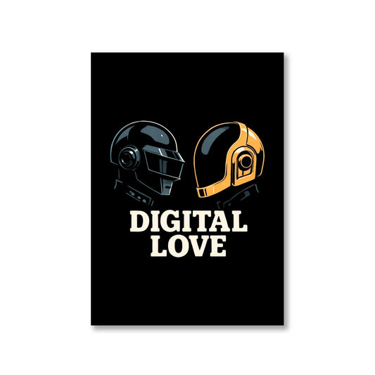 daft punk digital love poster wall art buy online united states of america usa the banyan tee tbt a4