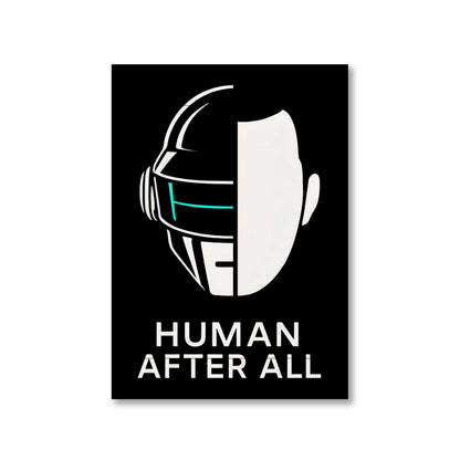 daft punk human after all poster wall art buy online united states of america usa the banyan tee tbt a4