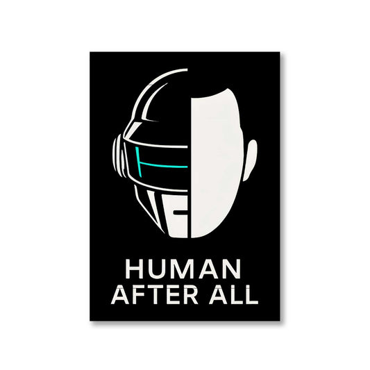 daft punk human after all poster wall art buy online united states of america usa the banyan tee tbt a4