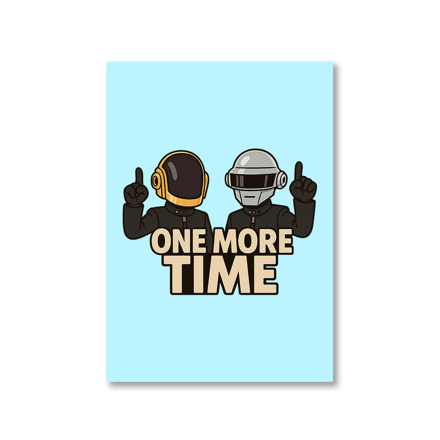 daft punk one more time poster wall art buy online united states of america usa the banyan tee tbt a4
