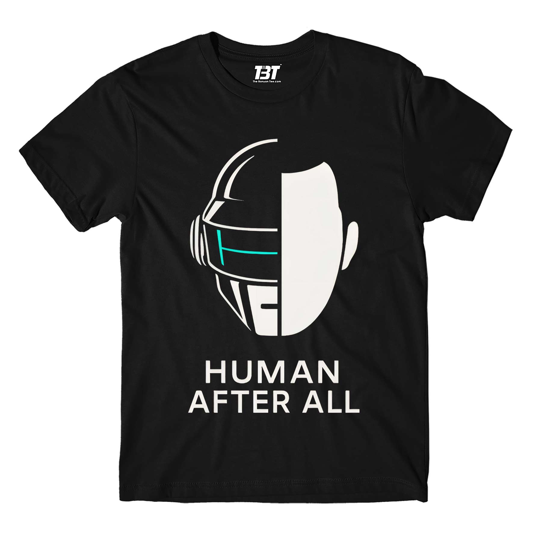 daft punk human after all t-shirt music band buy online united states of america usa the banyan tee tbt men women girls boys unisex black