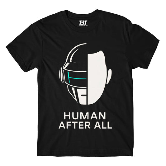 daft punk human after all t-shirt music band buy online united states of america usa the banyan tee tbt men women girls boys unisex black