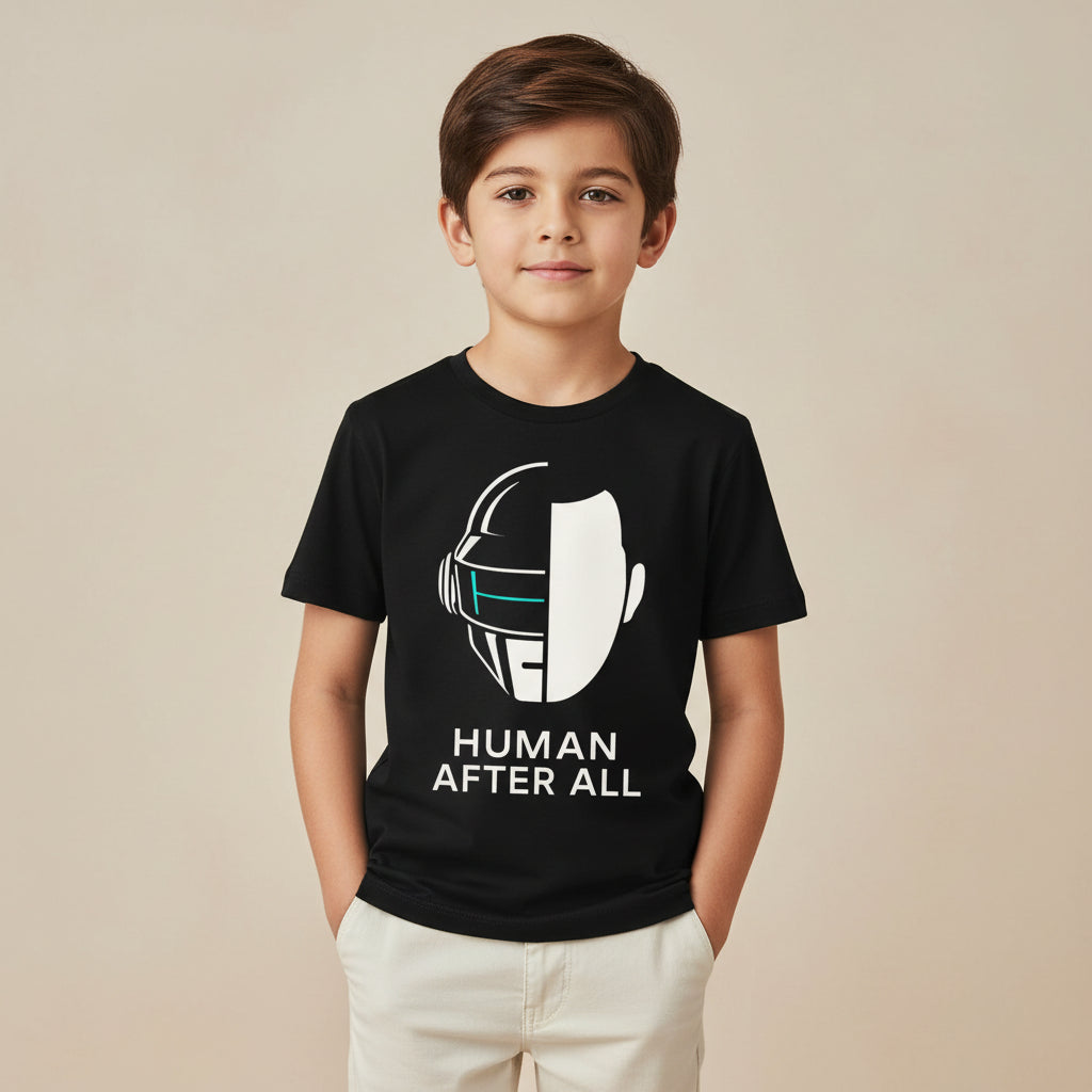 daft punk human after all t-shirt music band buy online united states of america usa the banyan tee tbt men women girls boys unisex black