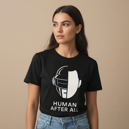 daft punk human after all t-shirt music band buy online united states of america usa the banyan tee tbt men women girls boys unisex black