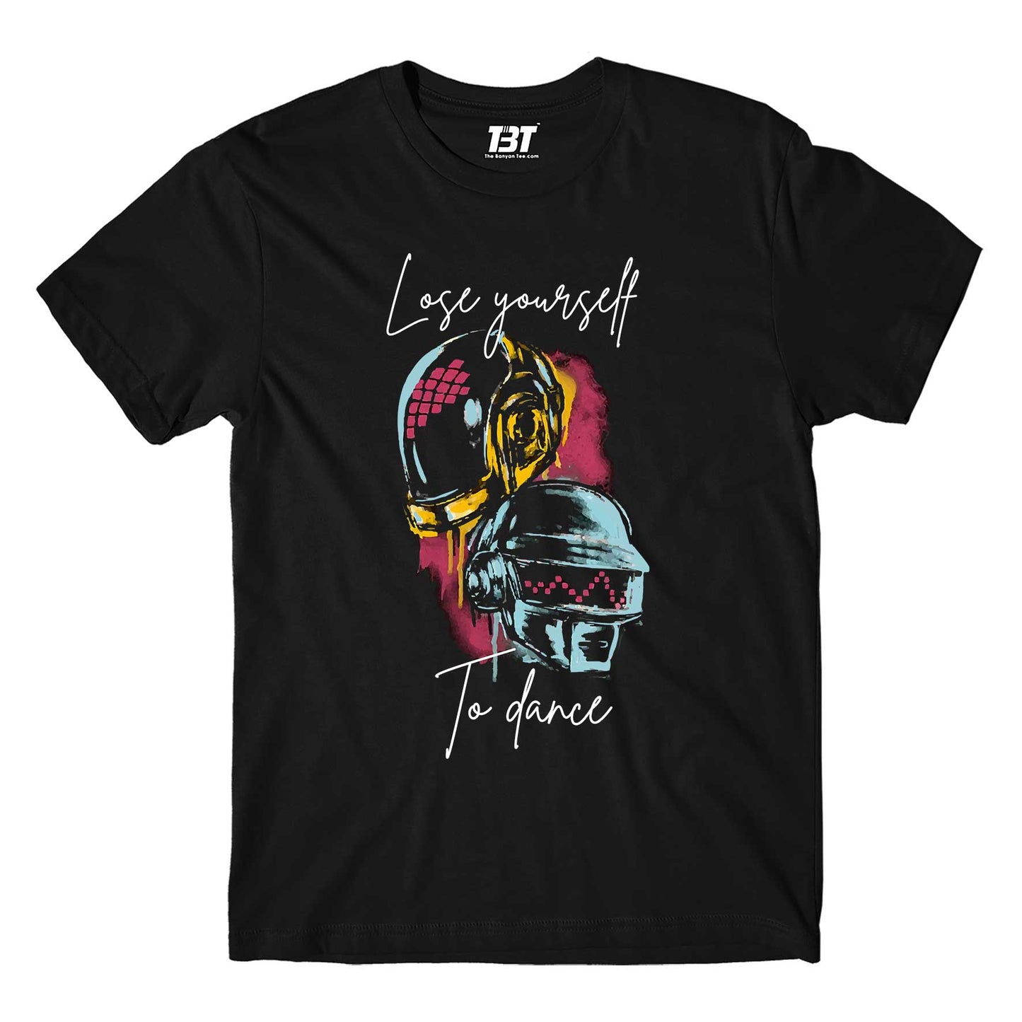 daft punk lose yourself to dance t-shirt music band buy online united states of america usa the banyan tee tbt men women girls boys unisex black