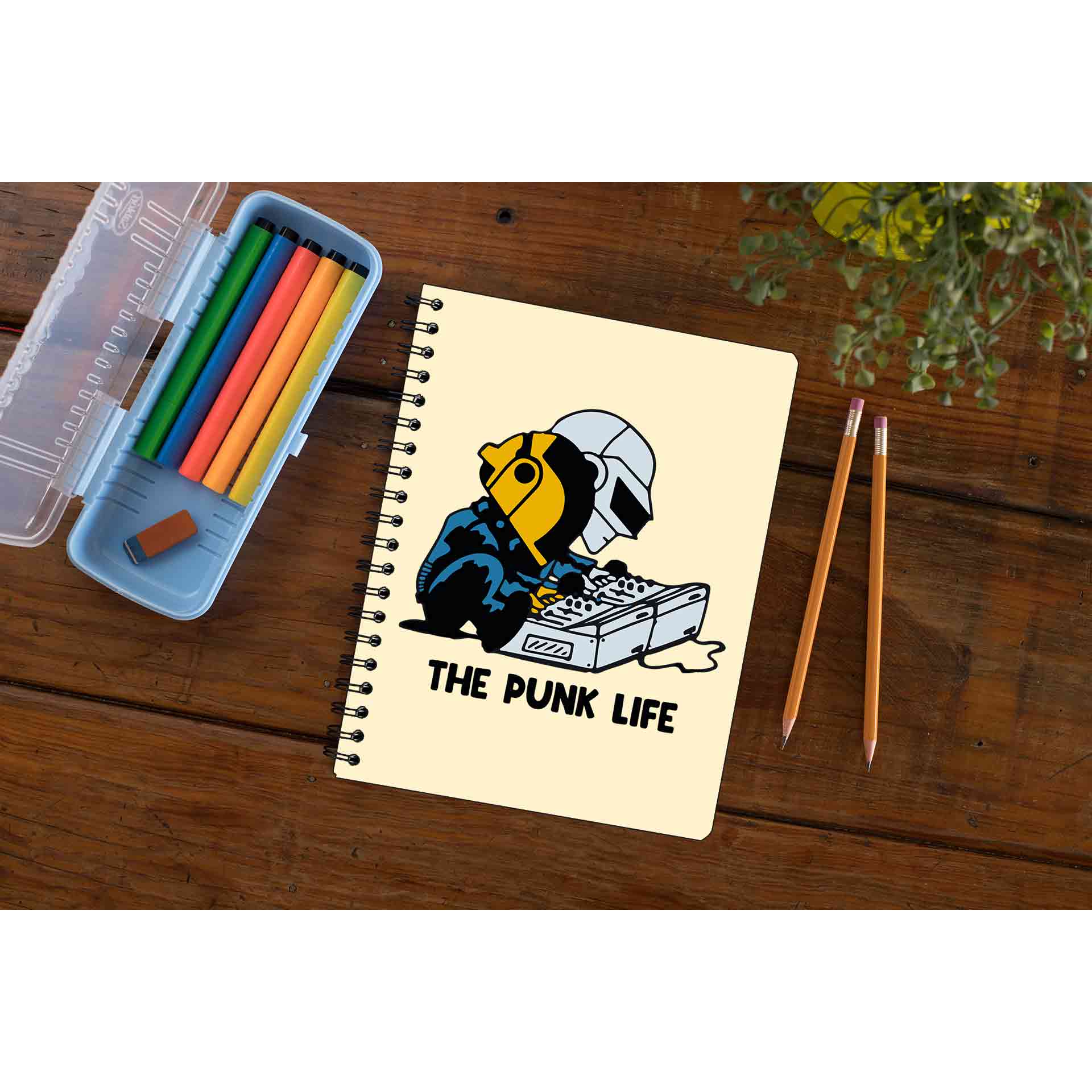 daft punk the punk life notebook notepad diary buy online united states of america usa the banyan tee tbt unruled