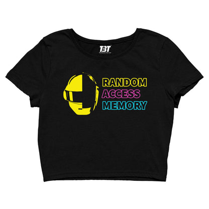 daft punk random access memory crop top music band buy online united states of america usa the banyan tee tbt men women girls boys unisex black