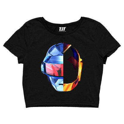 daft punk the punk helmets crop top music band buy online united states of america usa the banyan tee tbt men women girls boys unisex navy