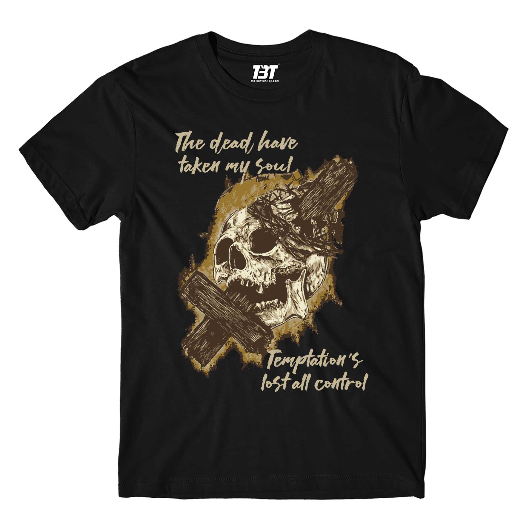 slayer dead skin mask t-shirt music band buy online united states of america usa the banyan tee tbt men women girls boys unisex black