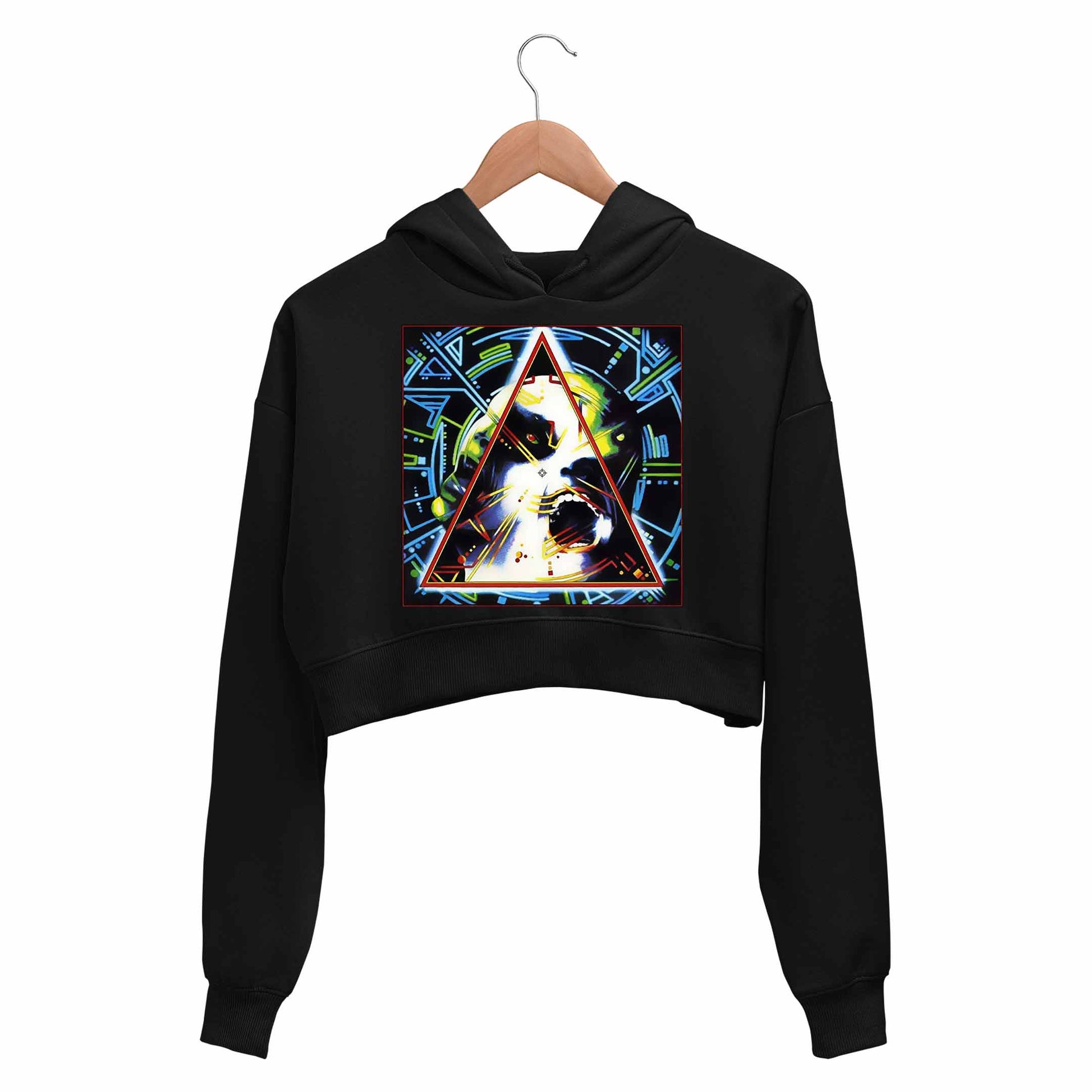 def leppard in my hysteria era crop hoodie hooded sweatshirt upper winterwear music band buy online united states usa the banyan tee tbt men women girls boys unisex black 