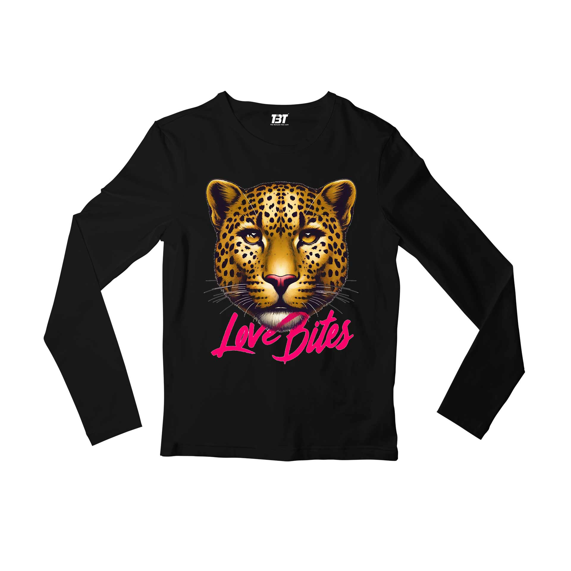 def leppard love bites full sleeves long sleeves music band buy online united states usa the banyan tee tbt men women girls boys unisex black 