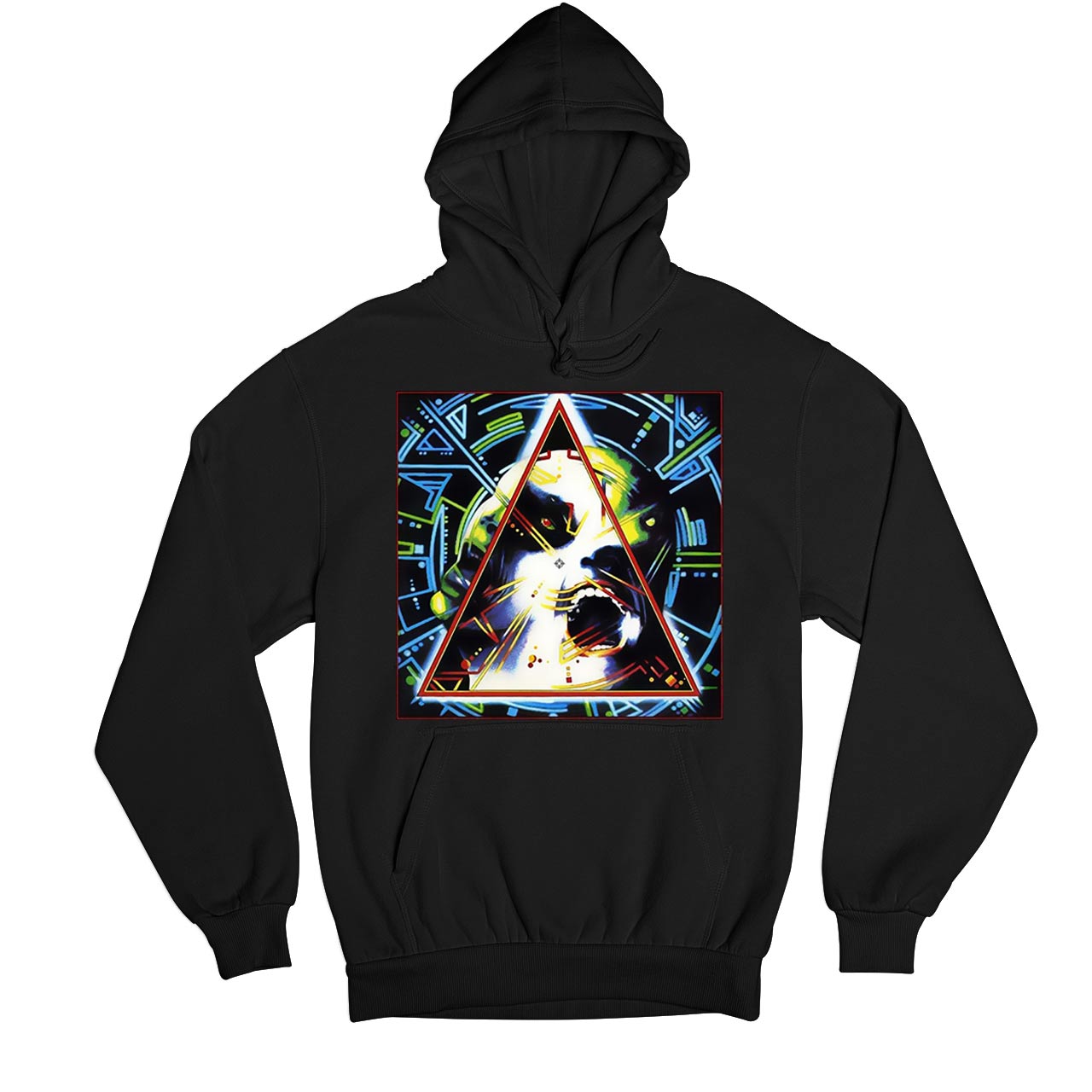 def leppard hysteria hoodie hooded sweatshirt winterwear music band buy online usa united states of america the banyan tee tbt men women girls boys unisex black