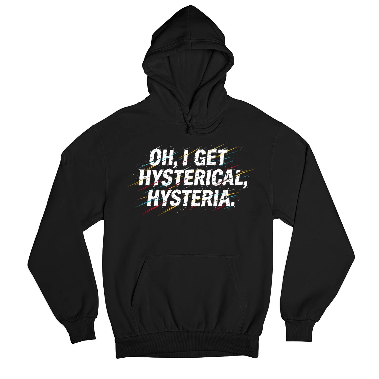 def leppard i get hysterical hoodie hooded sweatshirt winterwear music band buy online united states usa the banyan tee tbt men women girls boys unisex black 