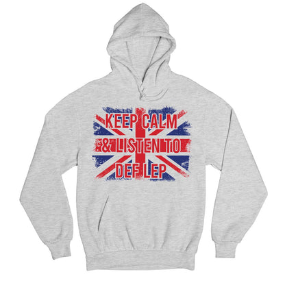 def leppard listen to def lep hoodie hooded sweatshirt winterwear music band buy online united states usa the banyan tee tbt men women girls boys unisex gray 