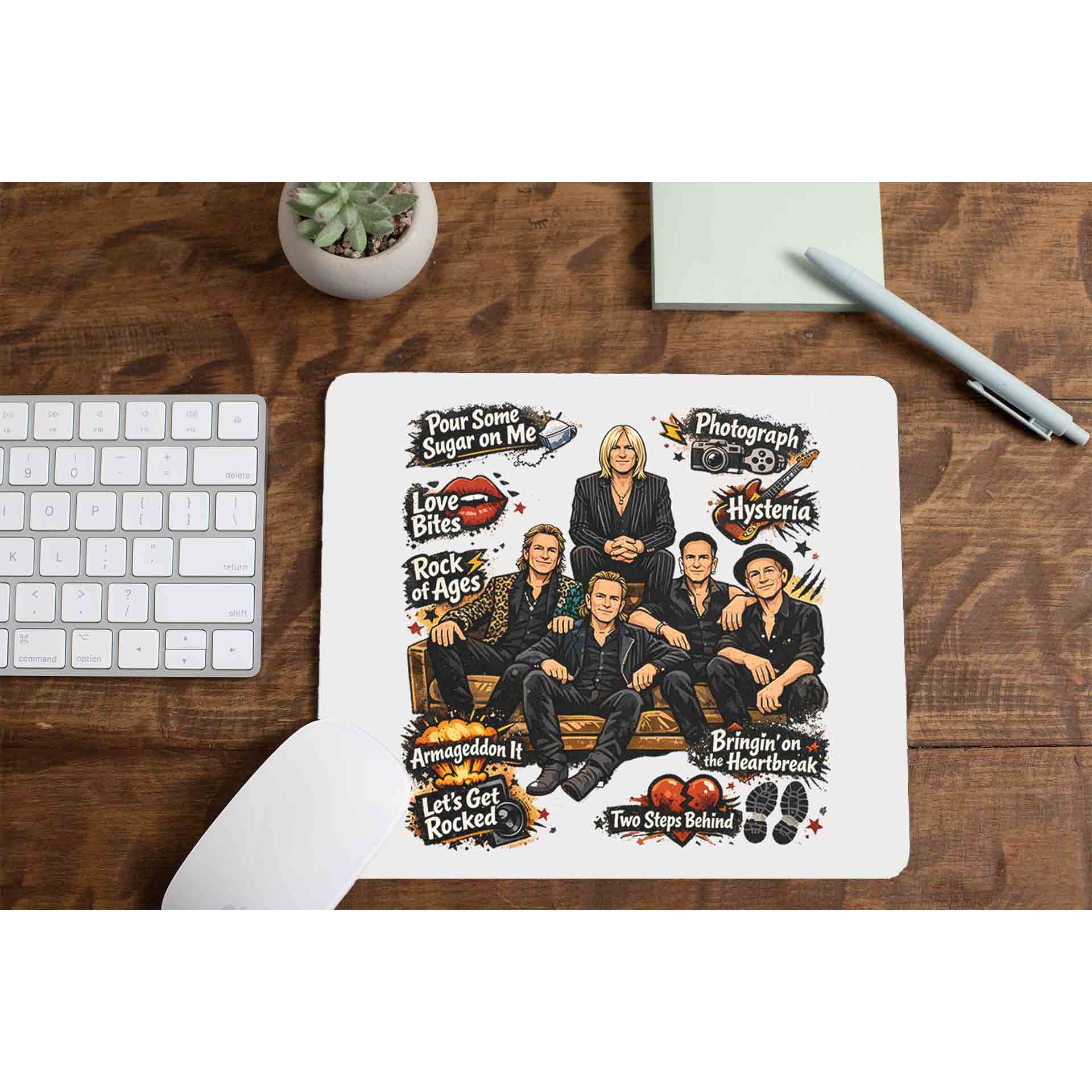 def leppard doodle leppard mousepad logitech large anime music band buy online united states usa the banyan tee tbt men women girls boys unisex  