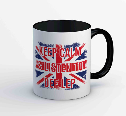 def leppard listen to def lep mug coffee ceramic music band buy online united states usa the banyan tee tbt men women girls boys unisex  