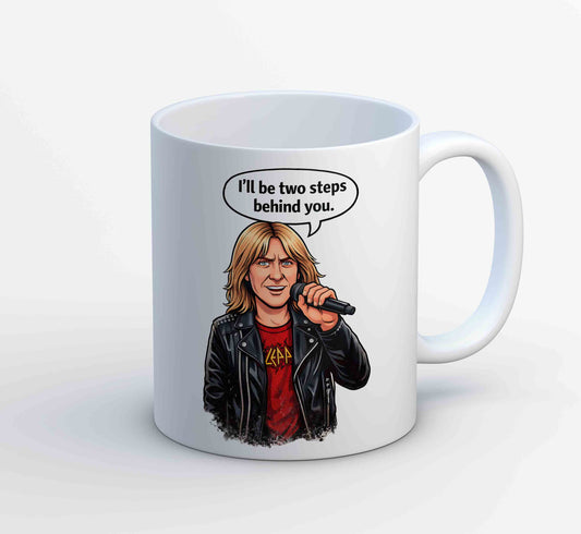 def leppard two steps behind mug coffee ceramic music band buy online united states usa the banyan tee tbt men women girls boys unisex  