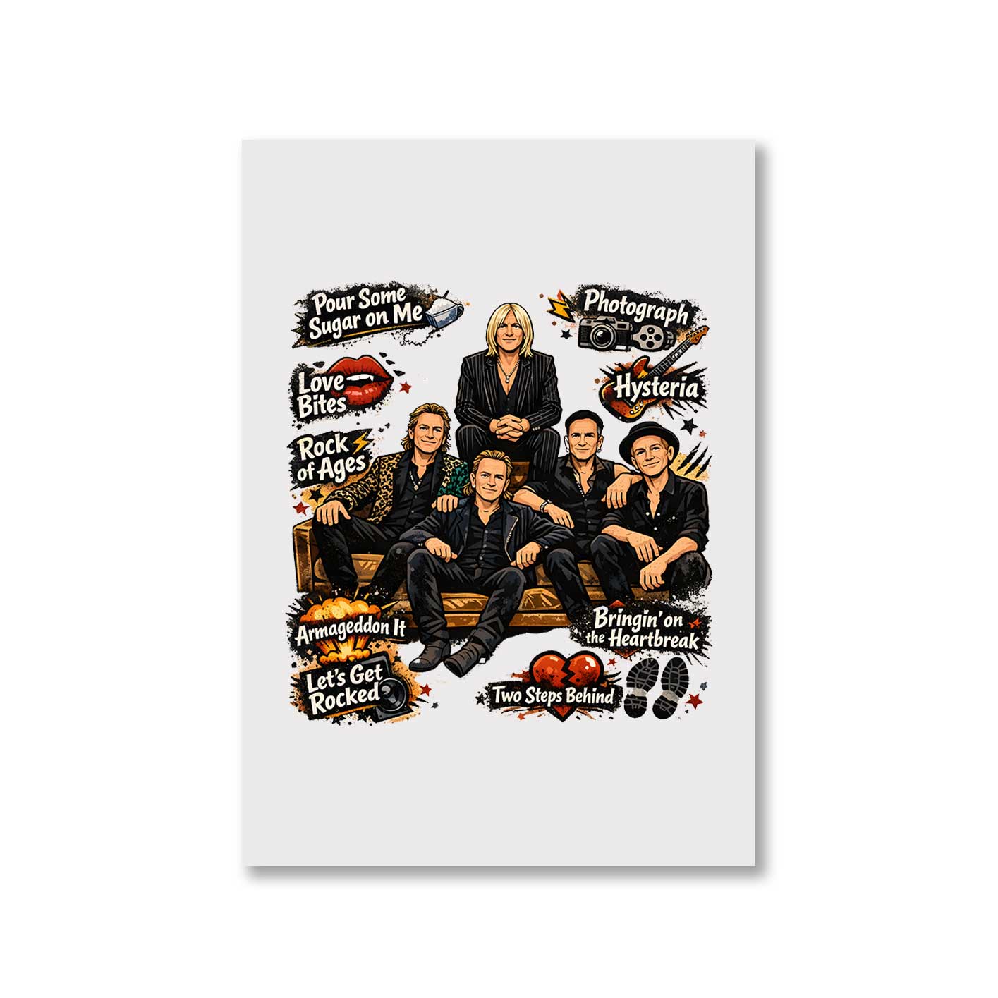 def leppard doodle leppard poster wall art buy online united states usa the banyan tee tbt 8 x 10 