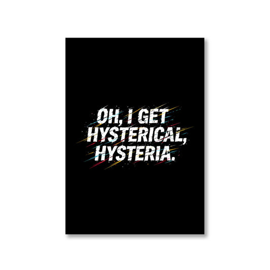 def leppard i get hysterical poster wall art buy online united states usa the banyan tee tbt 8 x 10 