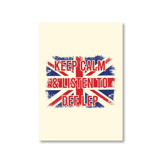 def leppard listen to def lep poster wall art buy online united states usa the banyan tee tbt 8 x 10 