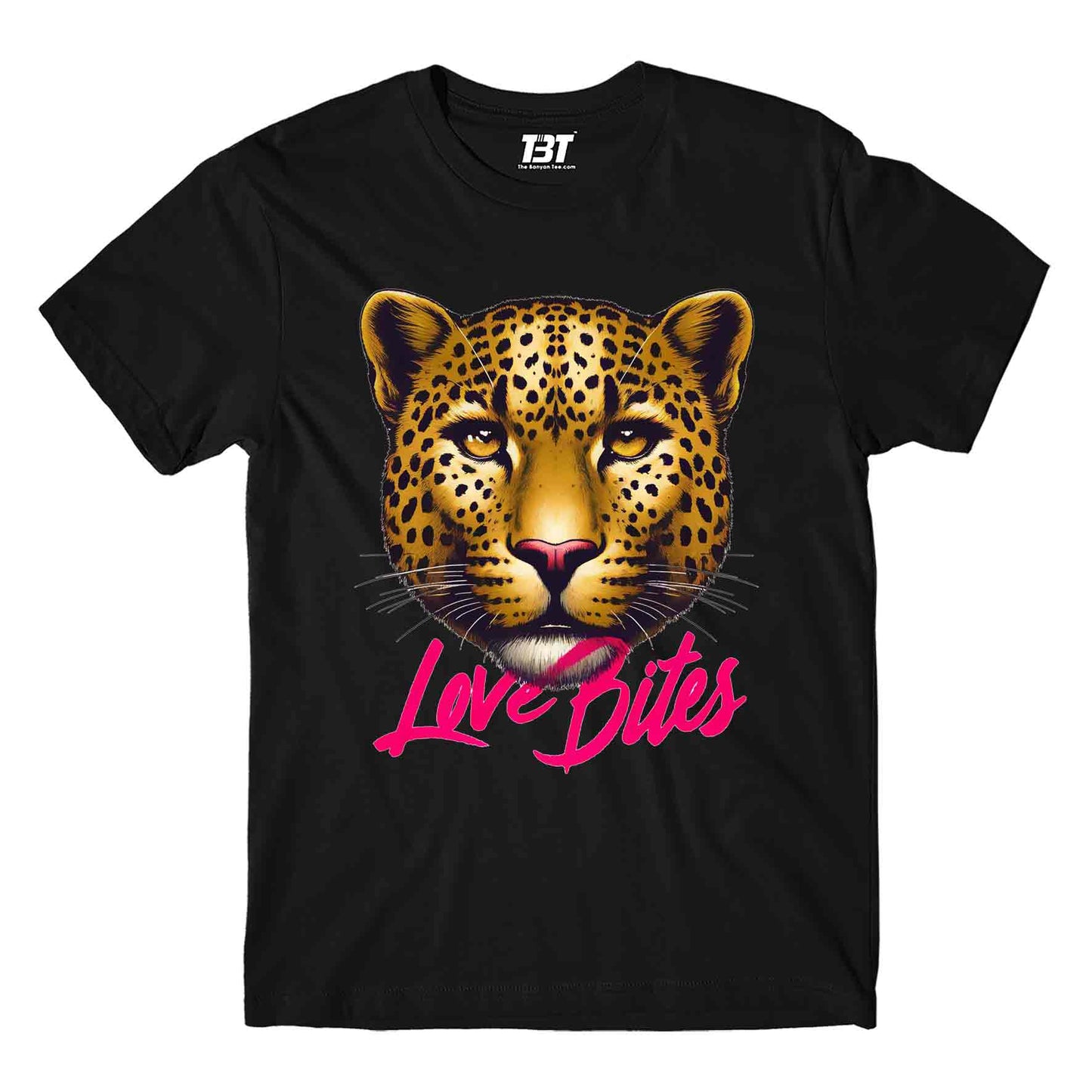 def leppard love bites t-shirt music band buy online united states usa the banyan tee tbt men women girls boys unisex black 