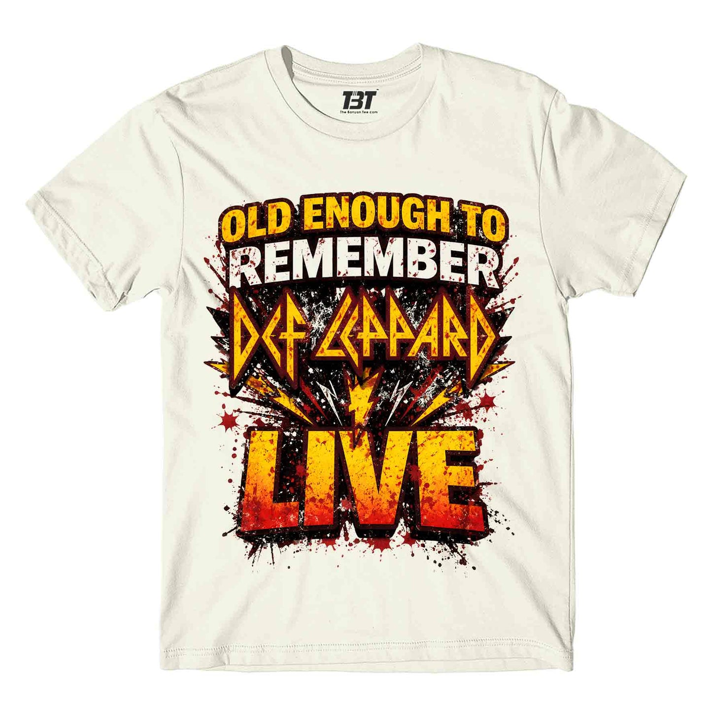def leppard old enough t-shirt music band buy online united states usa the banyan tee tbt men women girls boys unisex off white 