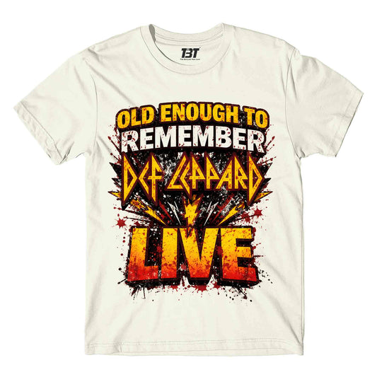 def leppard old enough t-shirt music band buy online united states usa the banyan tee tbt men women girls boys unisex off white 