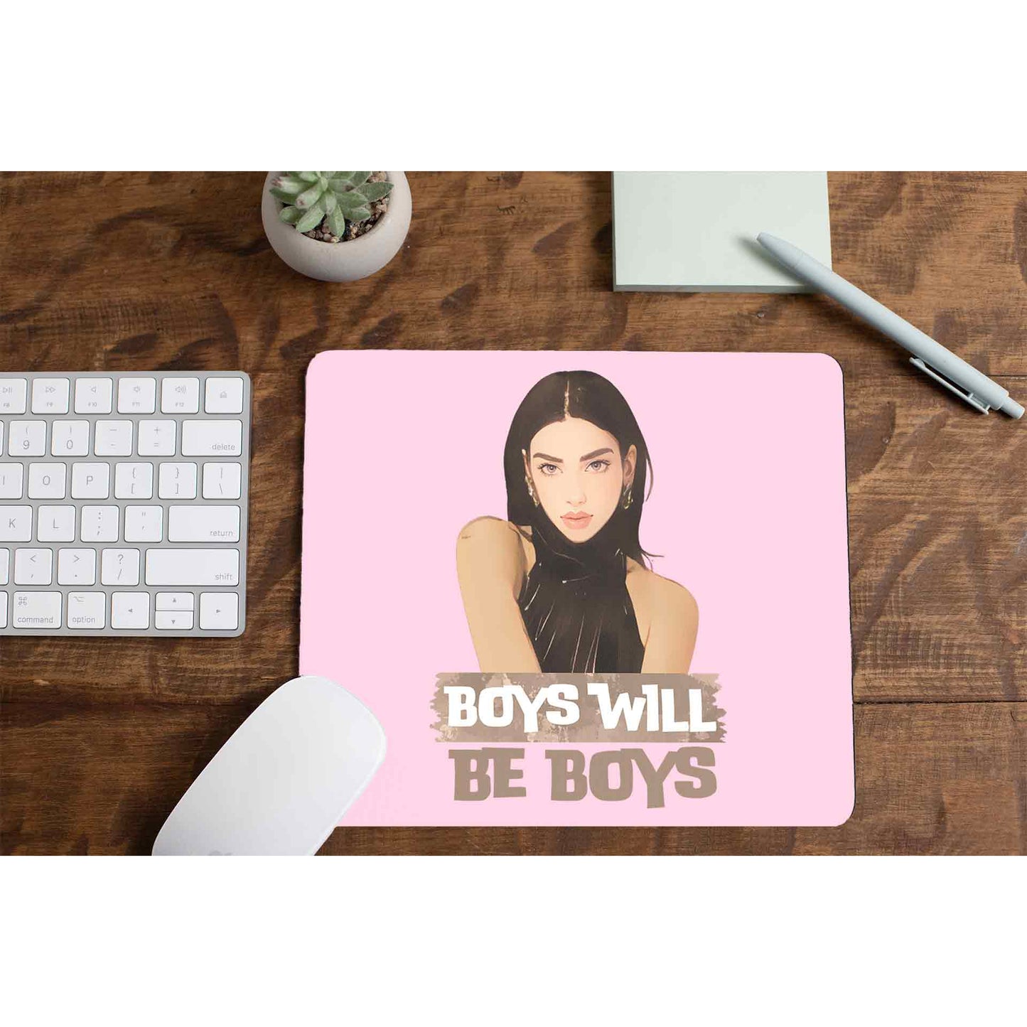 dua lipa boys will be boys mousepad logitech large anime music band buy online united states of america usa the banyan tee tbt men women girls boys unisex