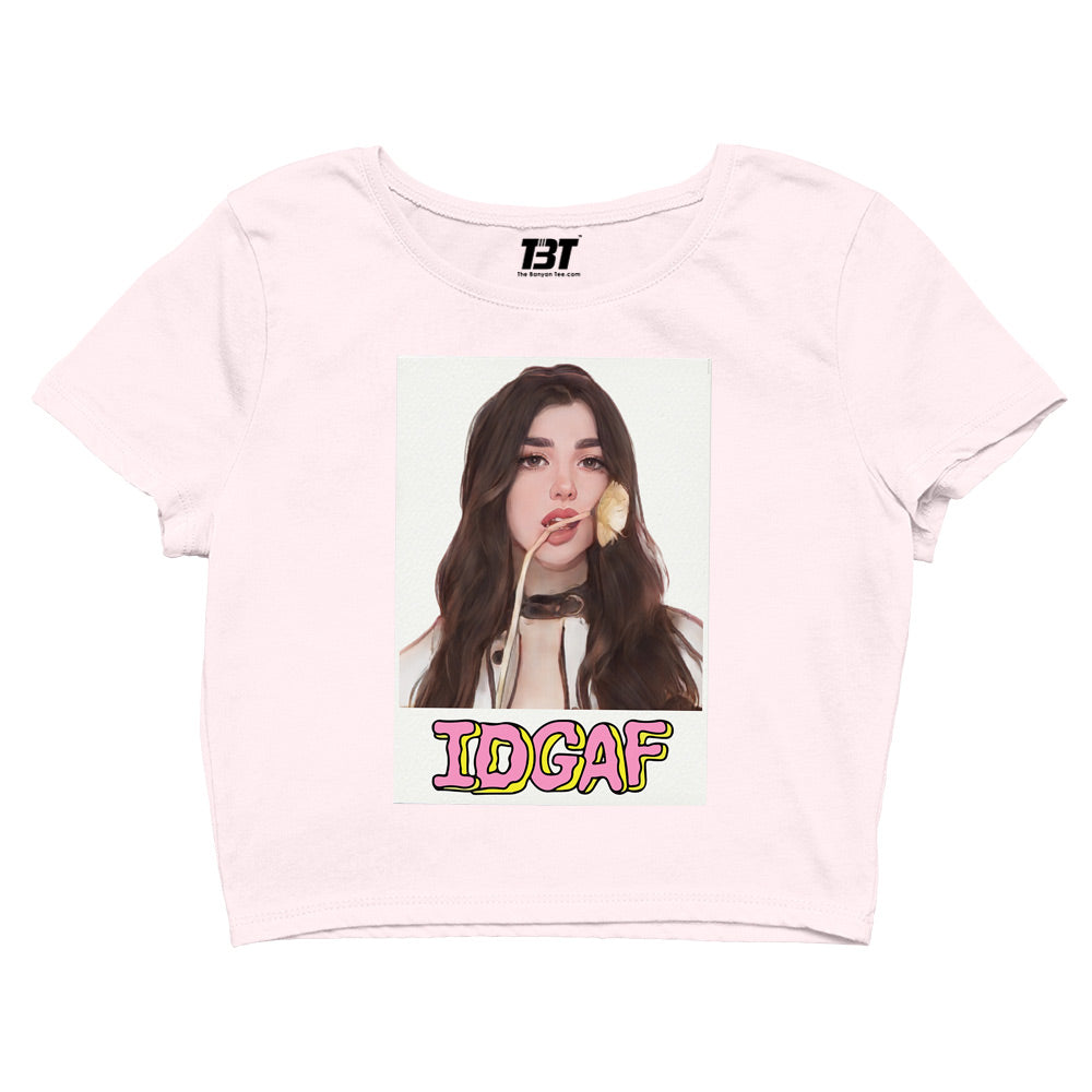 dua lipa idgaf crop top music band buy online united states of america usa the banyan tee tbt men women girls boys unisex lavender